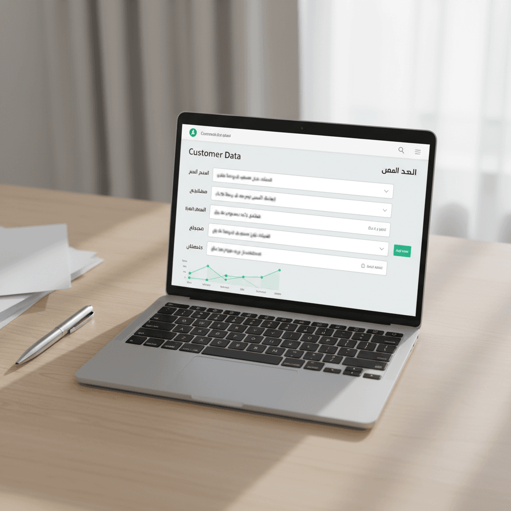 لوحة معلومات التقاط بيانات العملاء
